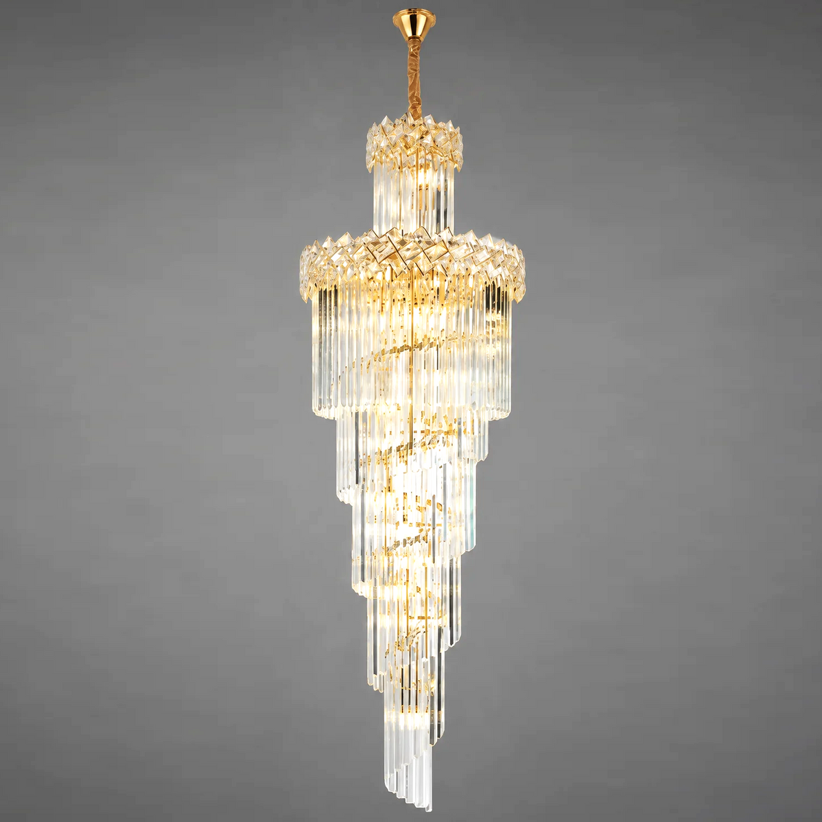 Candelabru Cristal LUXURY Malli Gold 180cm