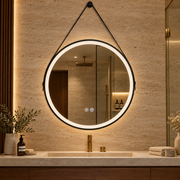 Oglinda LED Rotunda 60CM, 3 Lumini, Dezaburire, Dimabila OD009