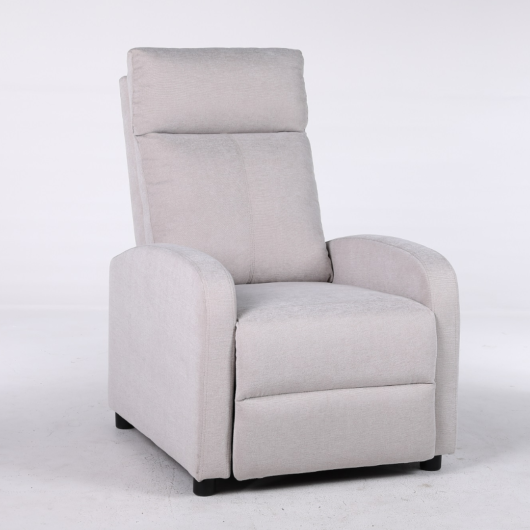 Fotoliu Recliner Stofa Gri