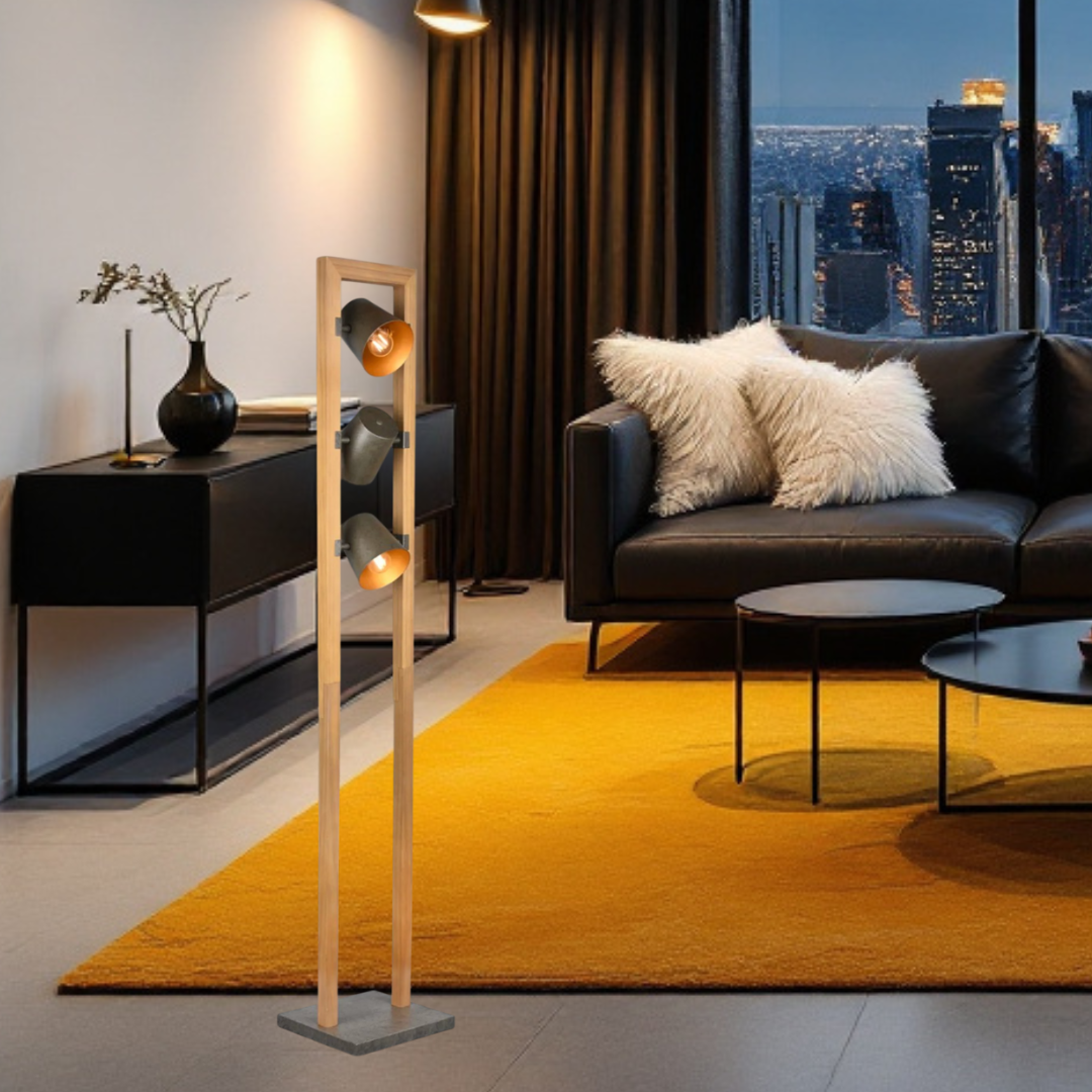 Lampadar BELL 150cm Lemn Design