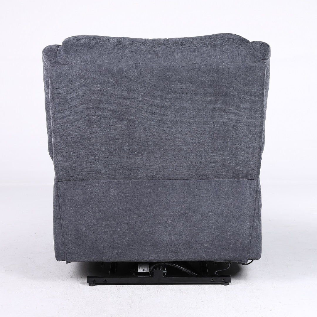 Fotoliu cu Masaj si Incalzire, Recliner Electric, Gri Inchis