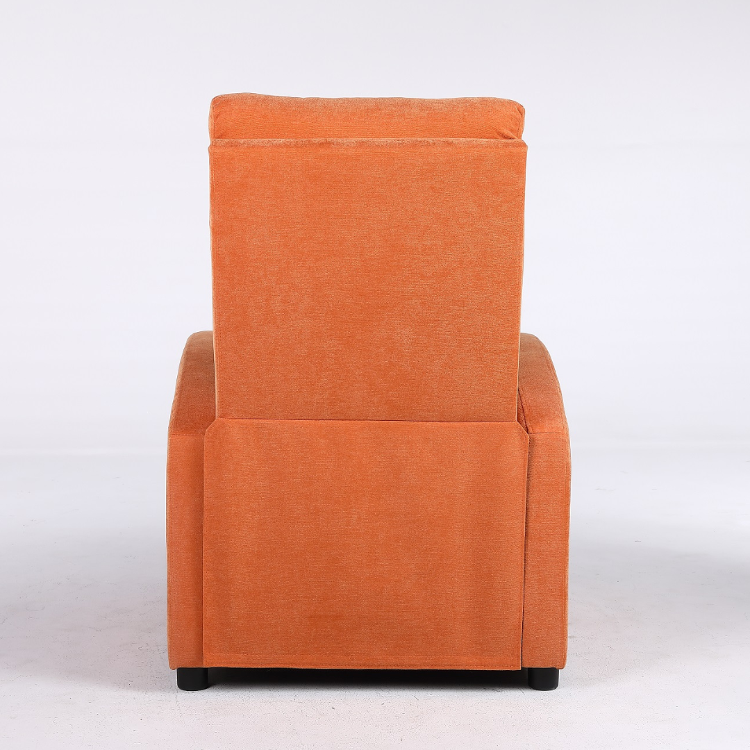 Fotoliu Recliner Stofa Portocaliu
