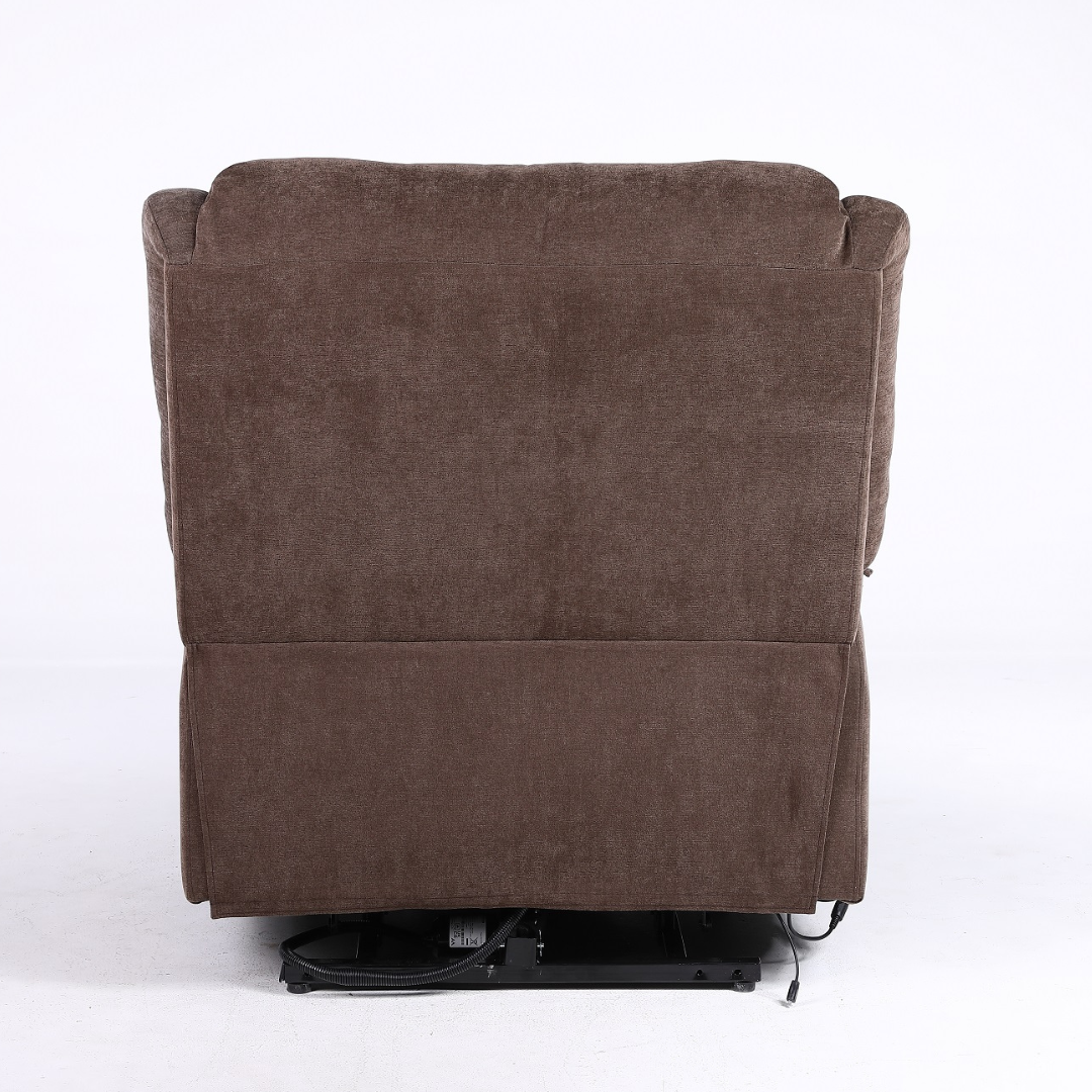 Fotoliu cu Masaj si Incalzire, Recliner Electric, Maro