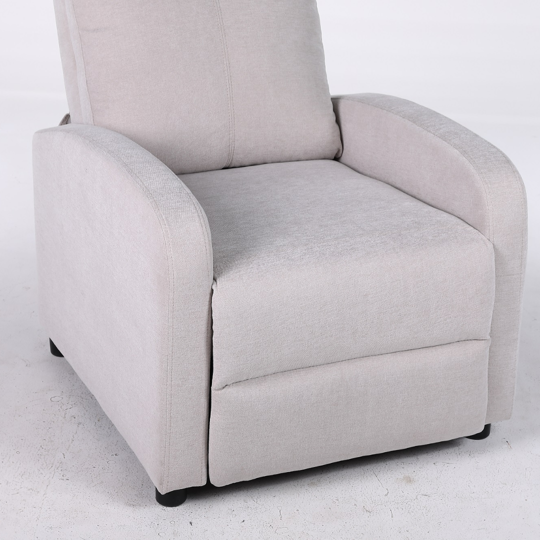 Fotoliu Recliner Stofa Gri