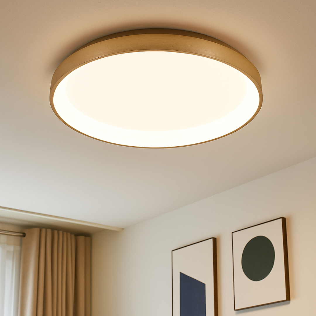 Lustra LED Aplicata GOLD BELLA 36W 3IN1 AURIE / 105CM / MINIMALIST DESIGN Lighting Fixtures
