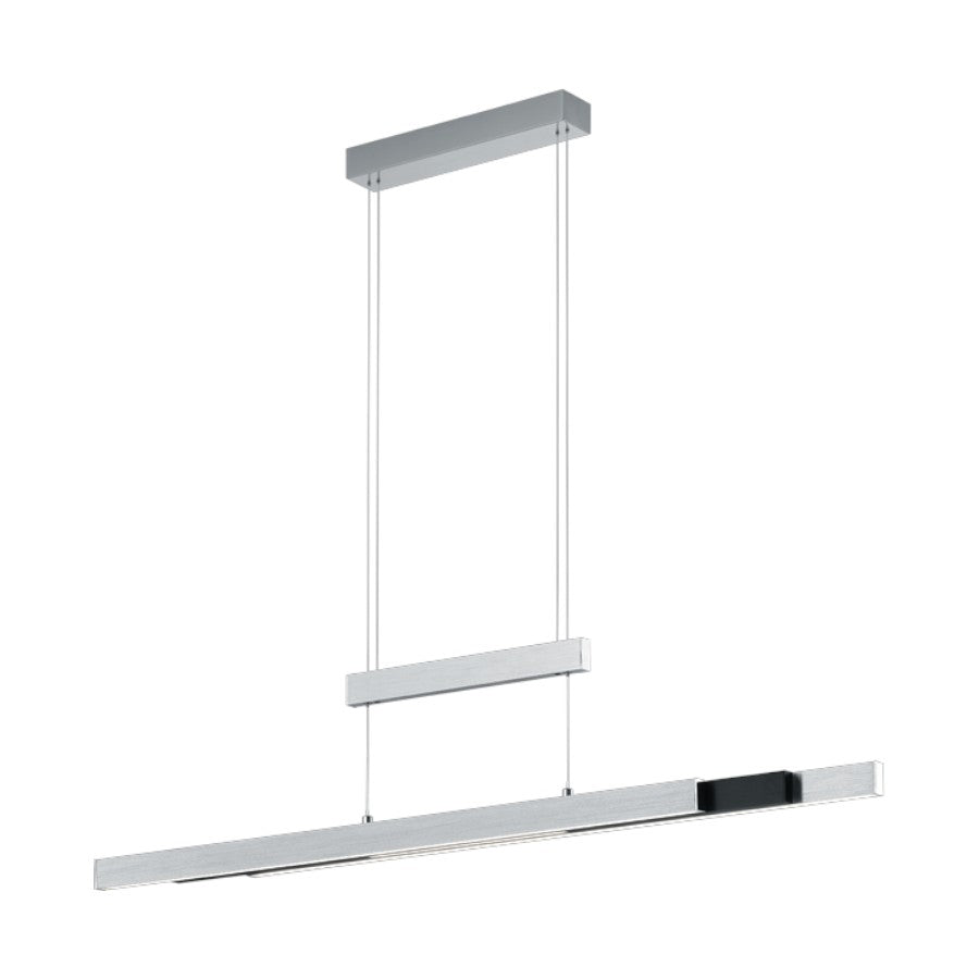 Lustra LED Suspendata White&Black 150CM ENZO Liniara Echivalent 350W