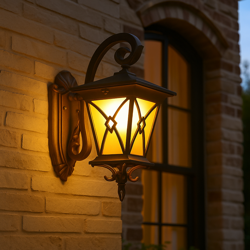 Aplica Exterior Tip Felinar 1XE27 Black IP65 AURIE Wall Light Fixtures