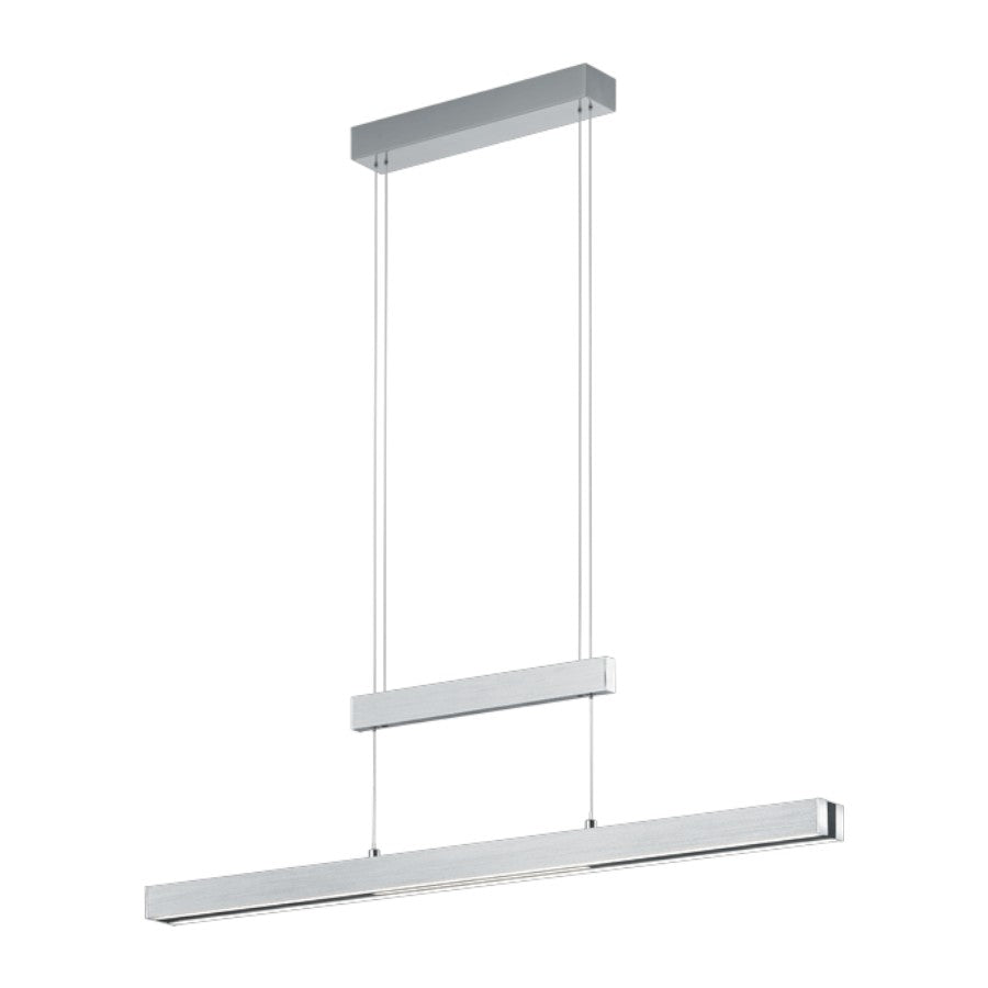 Lustra LED Suspendata White&Black 150CM ENZO Liniara Echivalent 350W