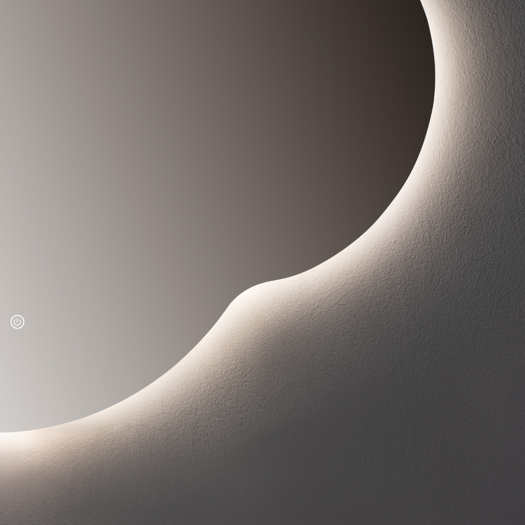 Oglinda LED FRAMELESS SELENE 80x60CM 3 Lumini si Touch