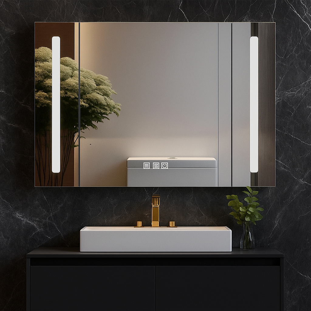 Dulap Baie Cu Oglinda LED Lyte Touch 100x70CM