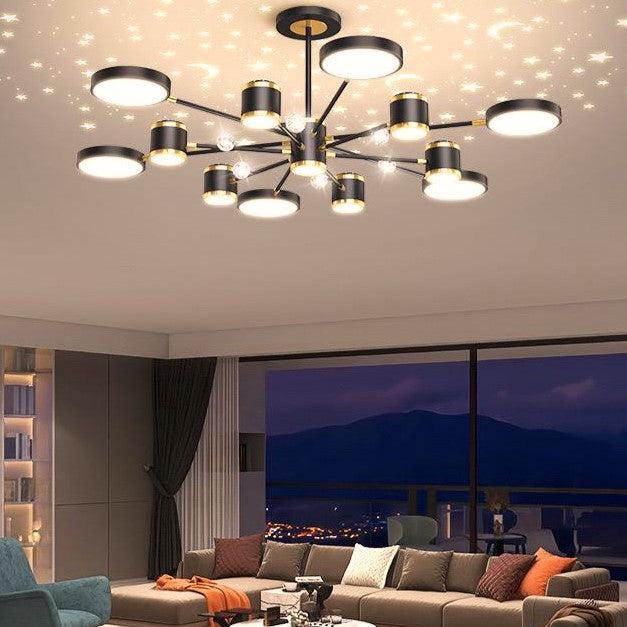 Lustra LED 208W WONDERFULL Echivalent 600W Telecomanda