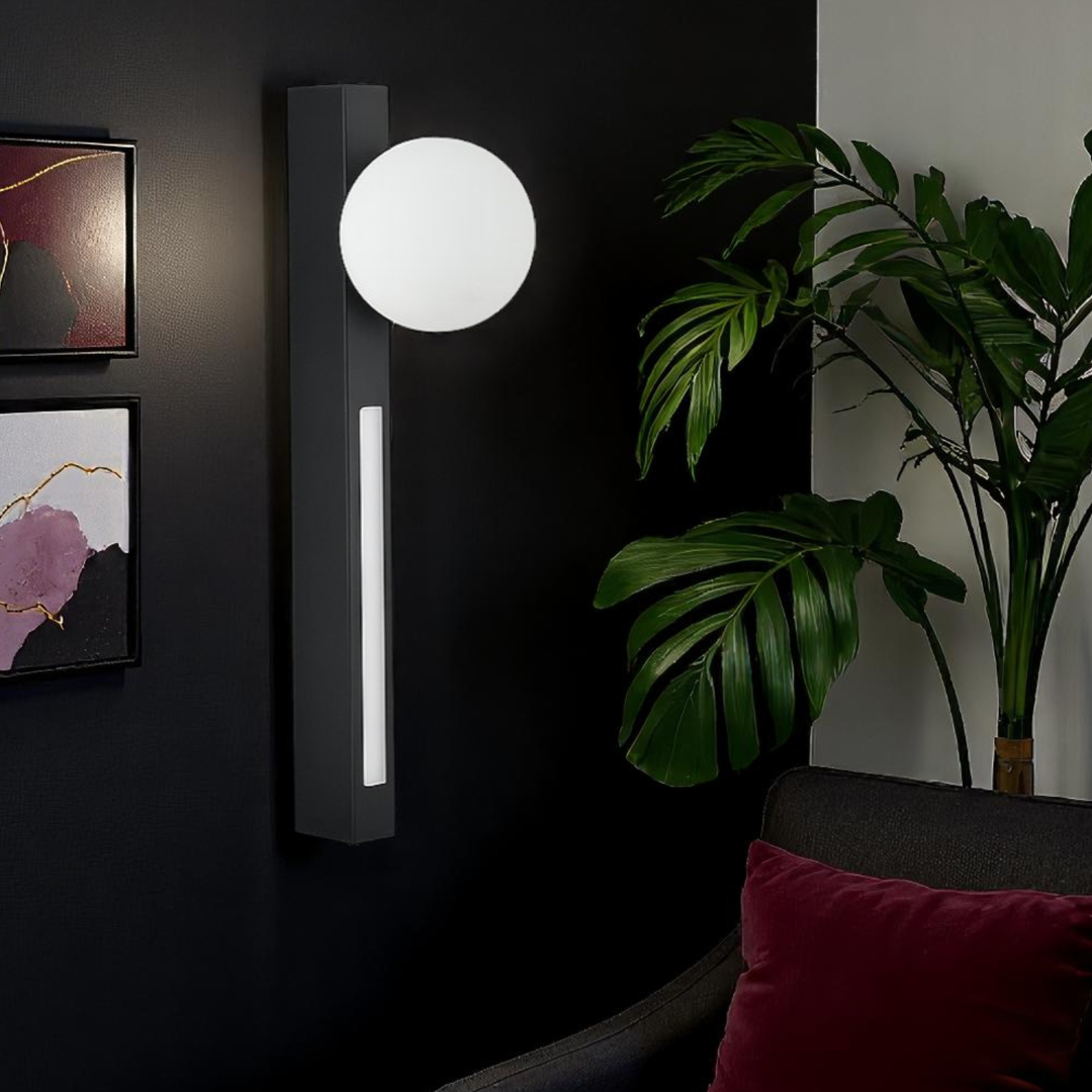 Aplica LED 40cm Neagra KINKIET