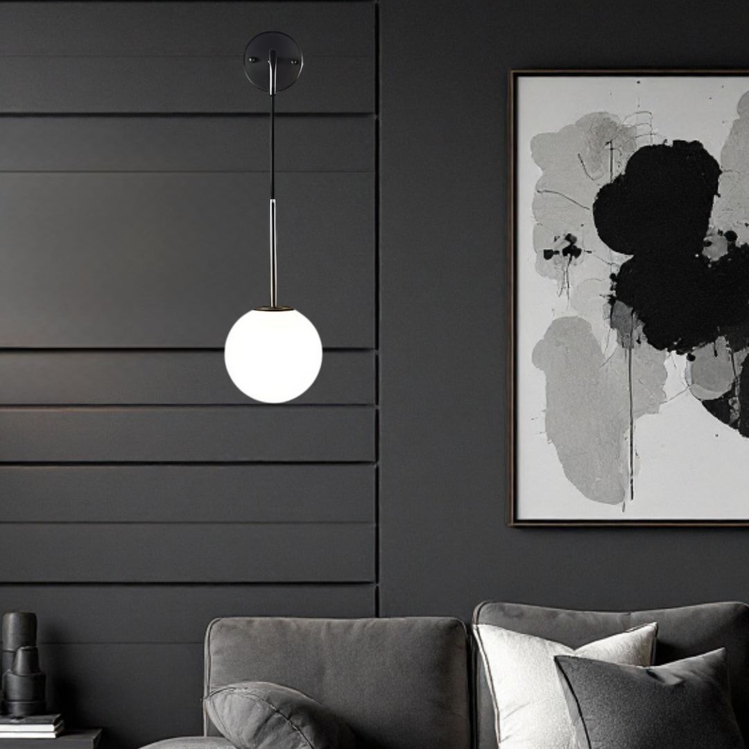 Aplica Ajustabila Nordic Style Black Abajur Mat NEAGRA / ABAJUR / APLICA PERETE Wall Light Fixtures