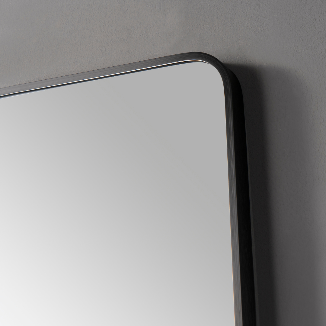 Oglinda LED DUBLIN Black 80x80CM 3 Lumini si Touch