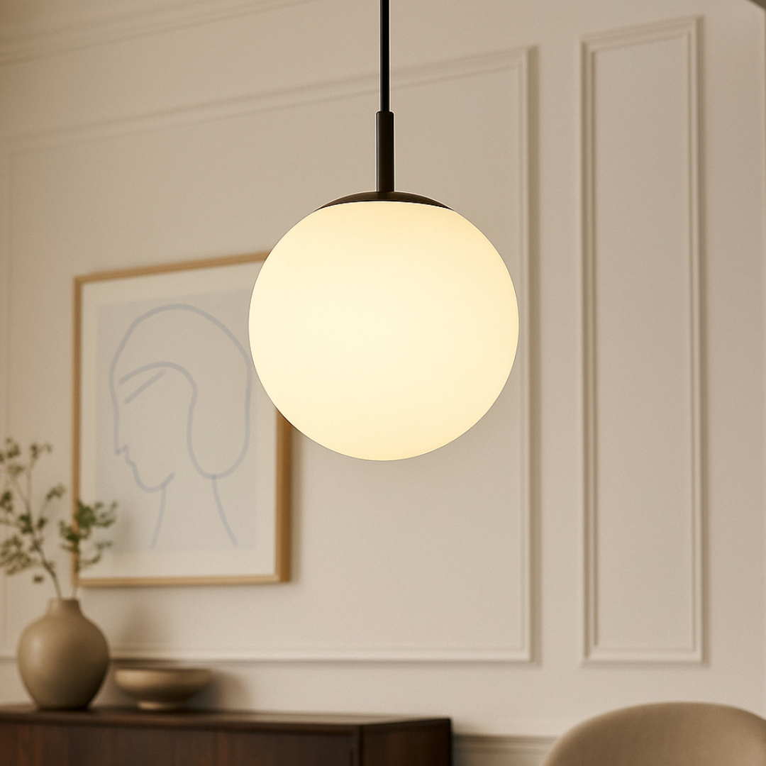 Pendul Abajur Mat Black