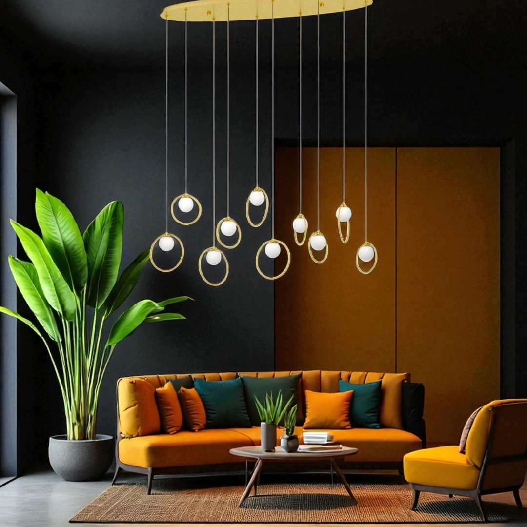 Lustra LED Dining Suspendata Abajur PORTOCOLOM Luxury 10Elemente