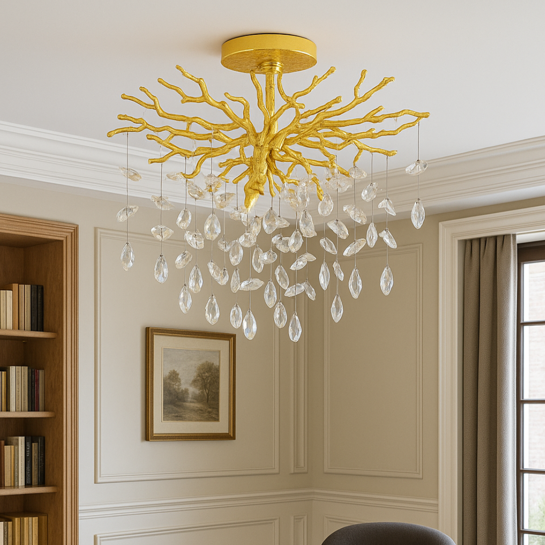 Candelabru Cristal Luxury Gold CINDY