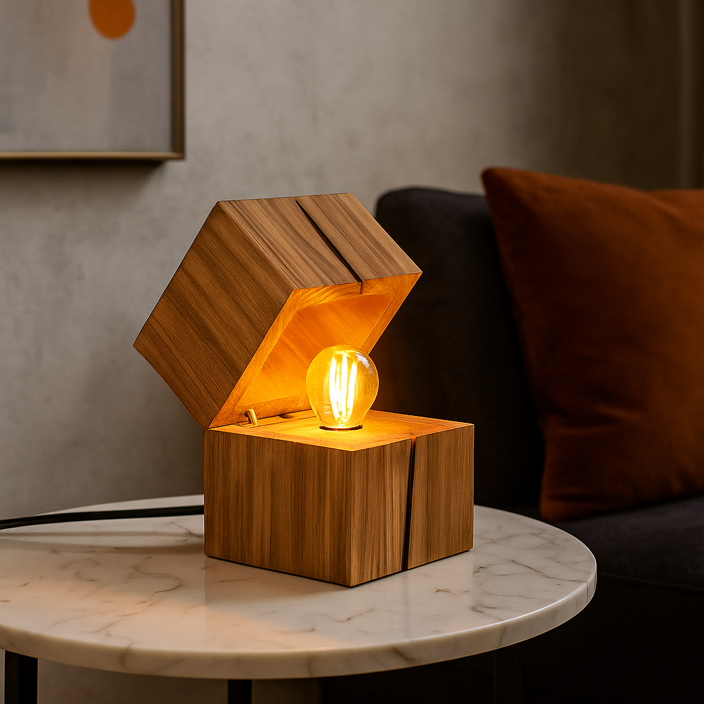 Veioza Decorativa TREASURE 1x E14 Finisaj Natural