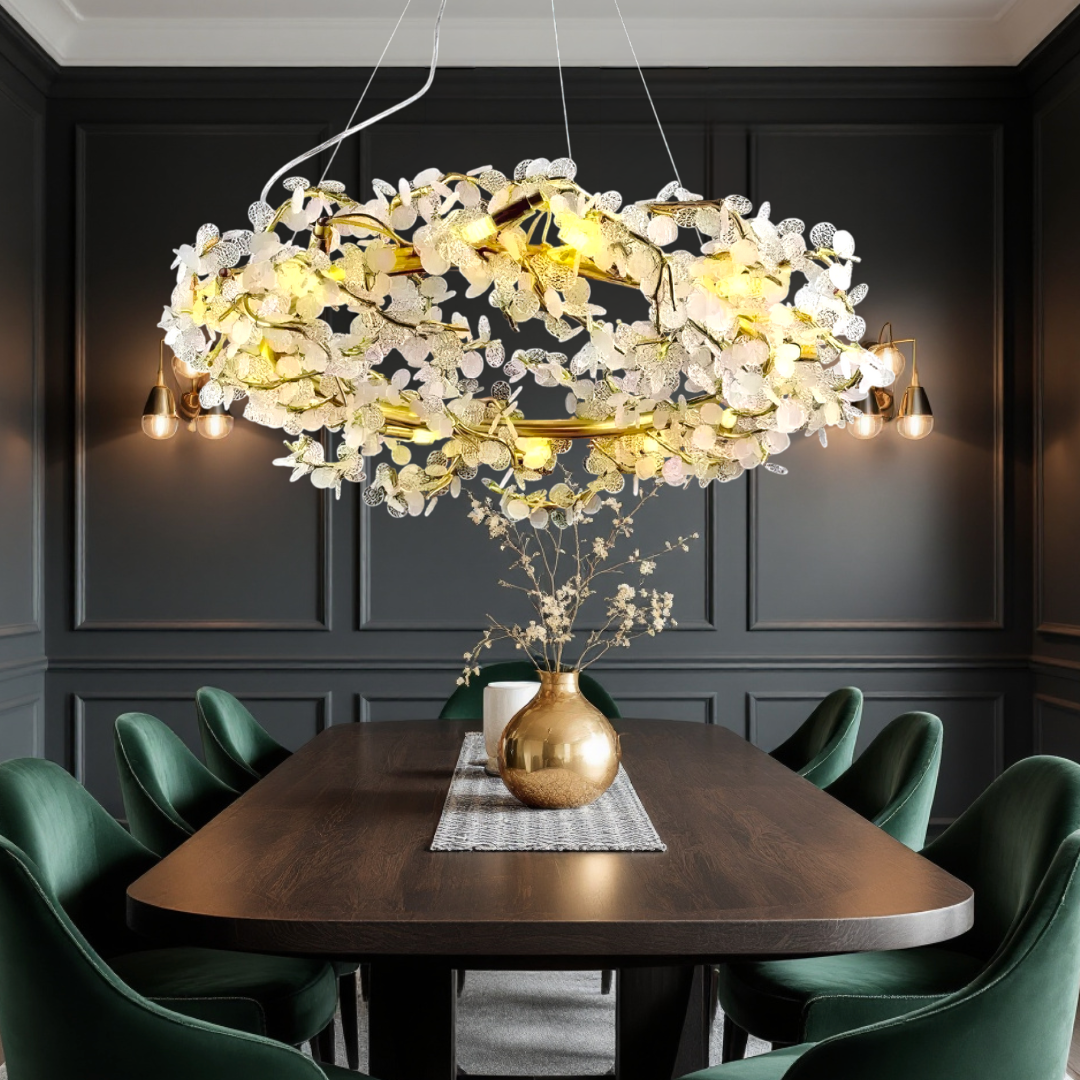 Candelabru Crystal Luxury Flowers