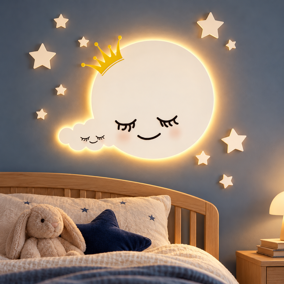 Aplica LED 80W Dreamy Moon Telecomanda 5319