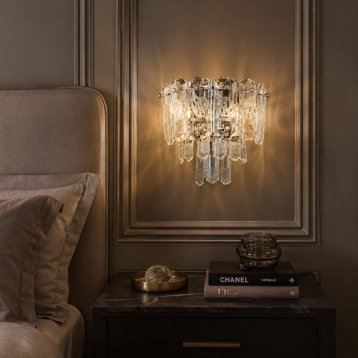 Aplica Perete CELESTE Crom 1xE14 Clasic Elegance