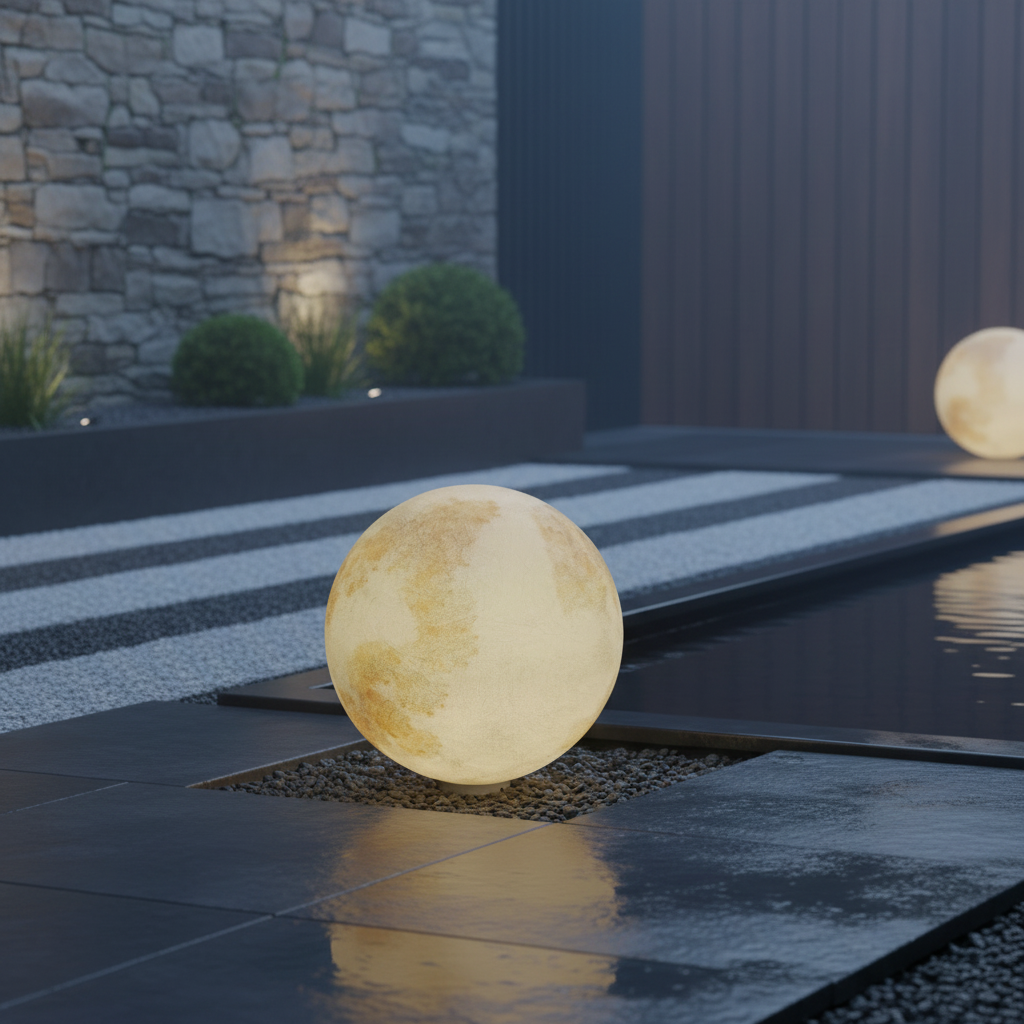 Glob Abajur Mat Exterior MOONGLOW 40CM