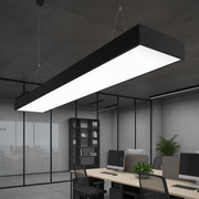 Corp Iluminat LED BRILLOX 120W 120x30 cm Suspendat/Aplicat Negru