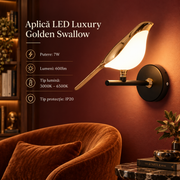 Aplica LED Luxury Golden Swallow