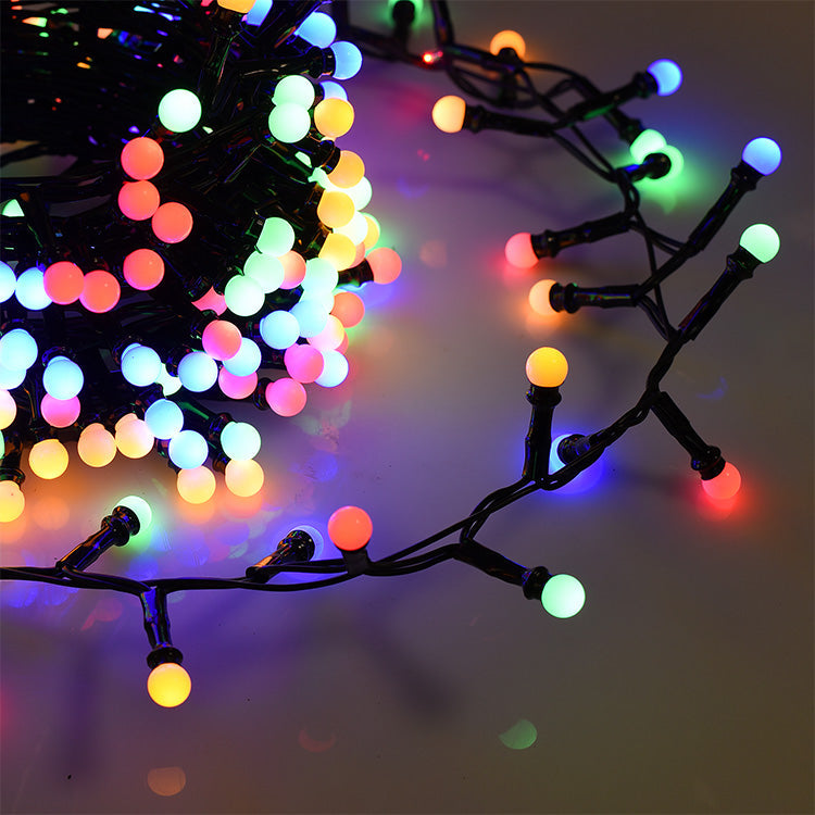 Instalatie LED Liniara Bulbs 300 LED-uri 30m Diverse Culori