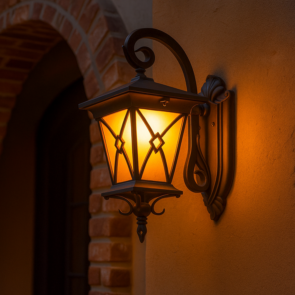 Aplica Exterior Tip Felinar 1XE27 Black IP65 AURIE Wall Light Fixtures