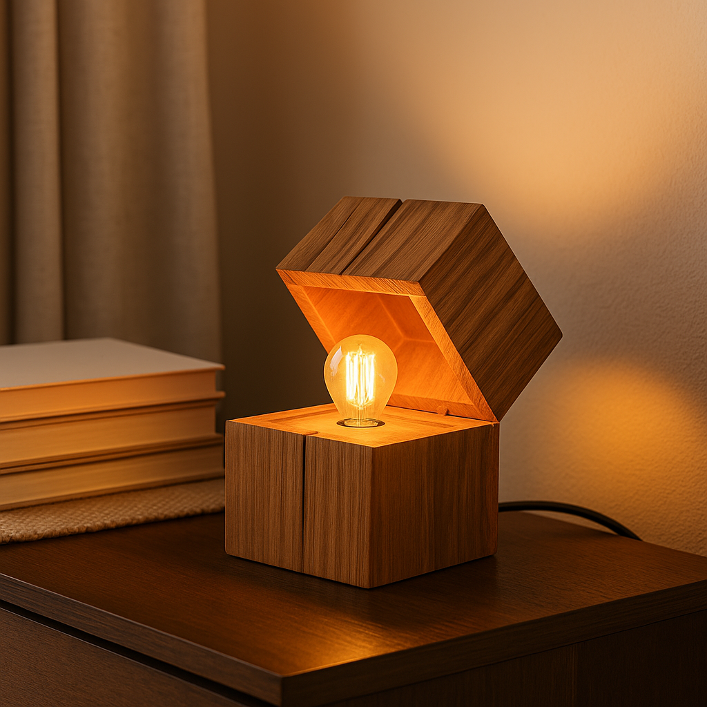 Veioza Decorativa TREASURE 1x E14 Finisaj Natural