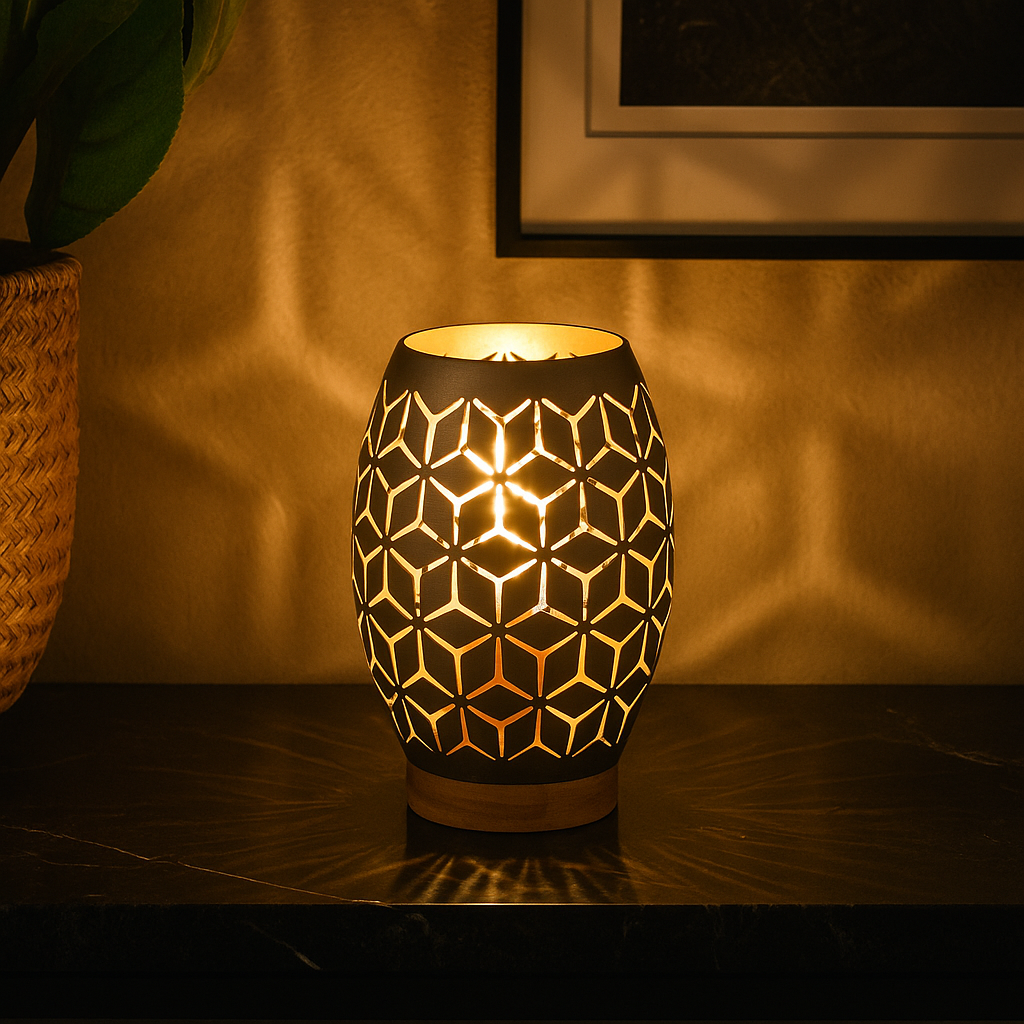 Veioza Decorativa BIDAR 1xE27 Maro