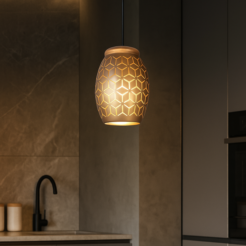 Pendul Decorativ BIDAR 1xE27 Maro