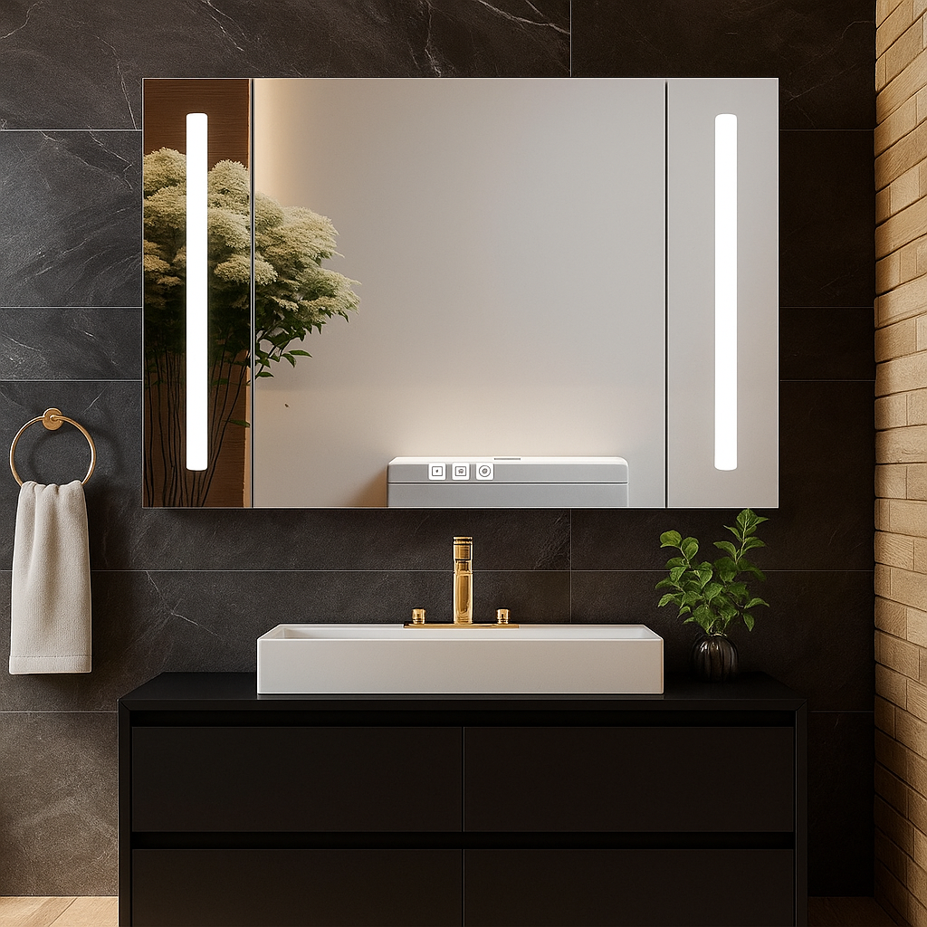 Dulap Baie Cu Oglinda LED Lyte Touch 100x70CM