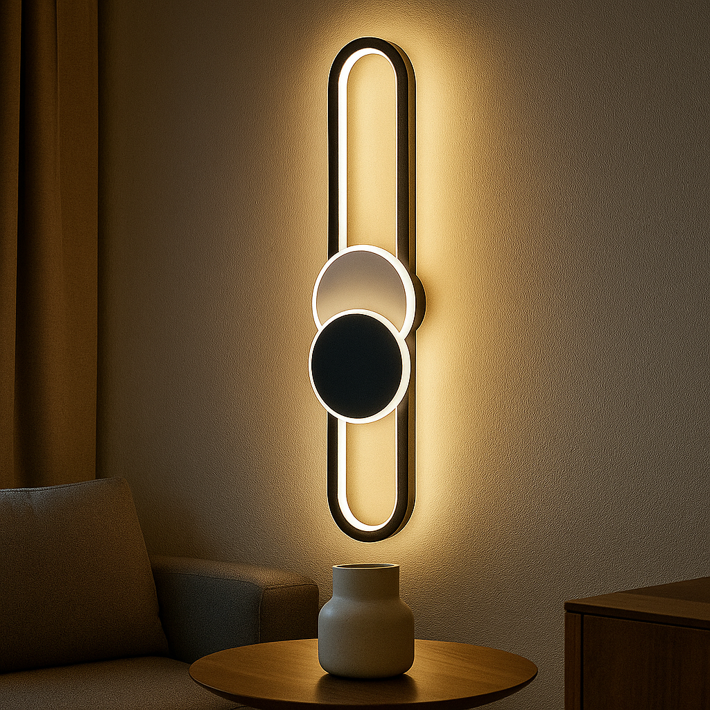 Aplica LED MOZZY 80cm Black Echivalent 90W