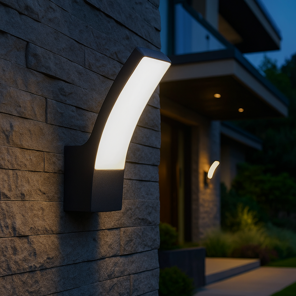Aplica LED Exterior VAYA IP65 12W Neagra