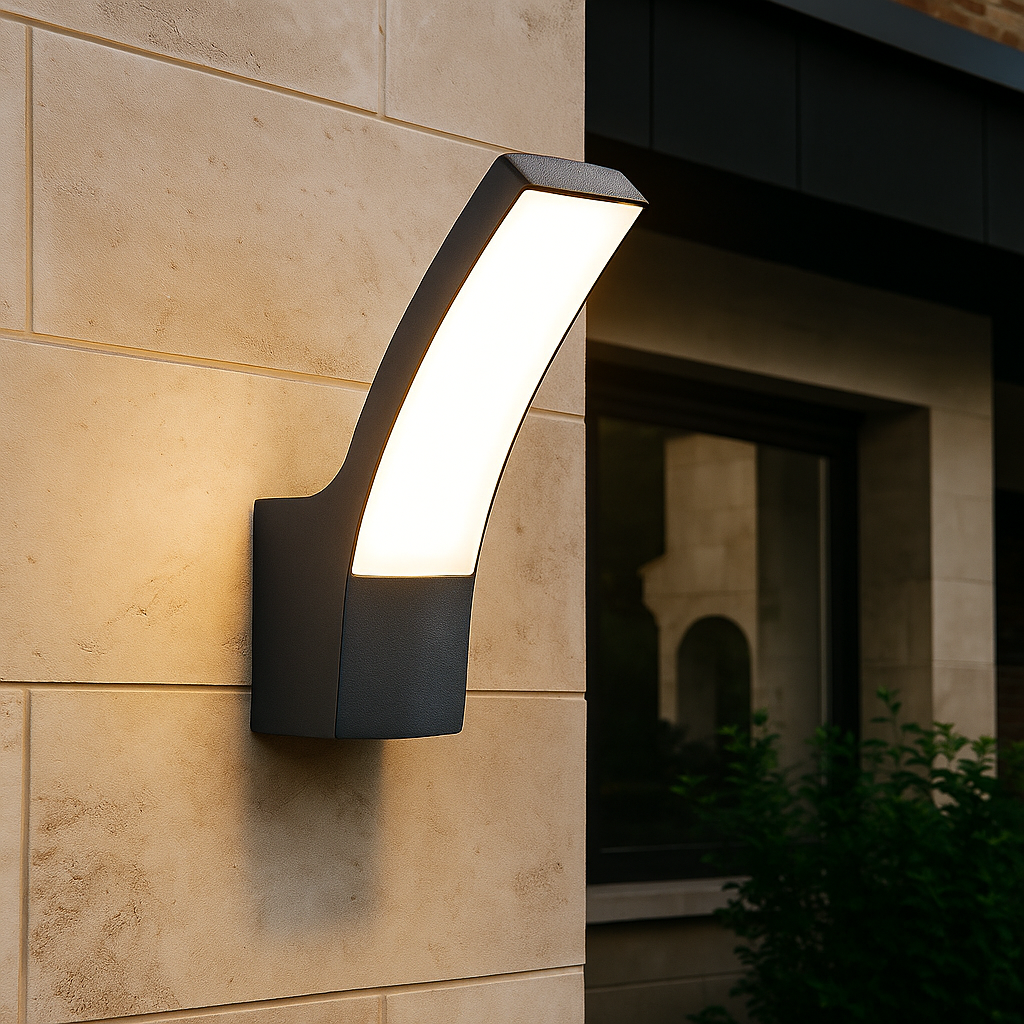 Aplica LED Exterior VAYA IP65 12W Neagra