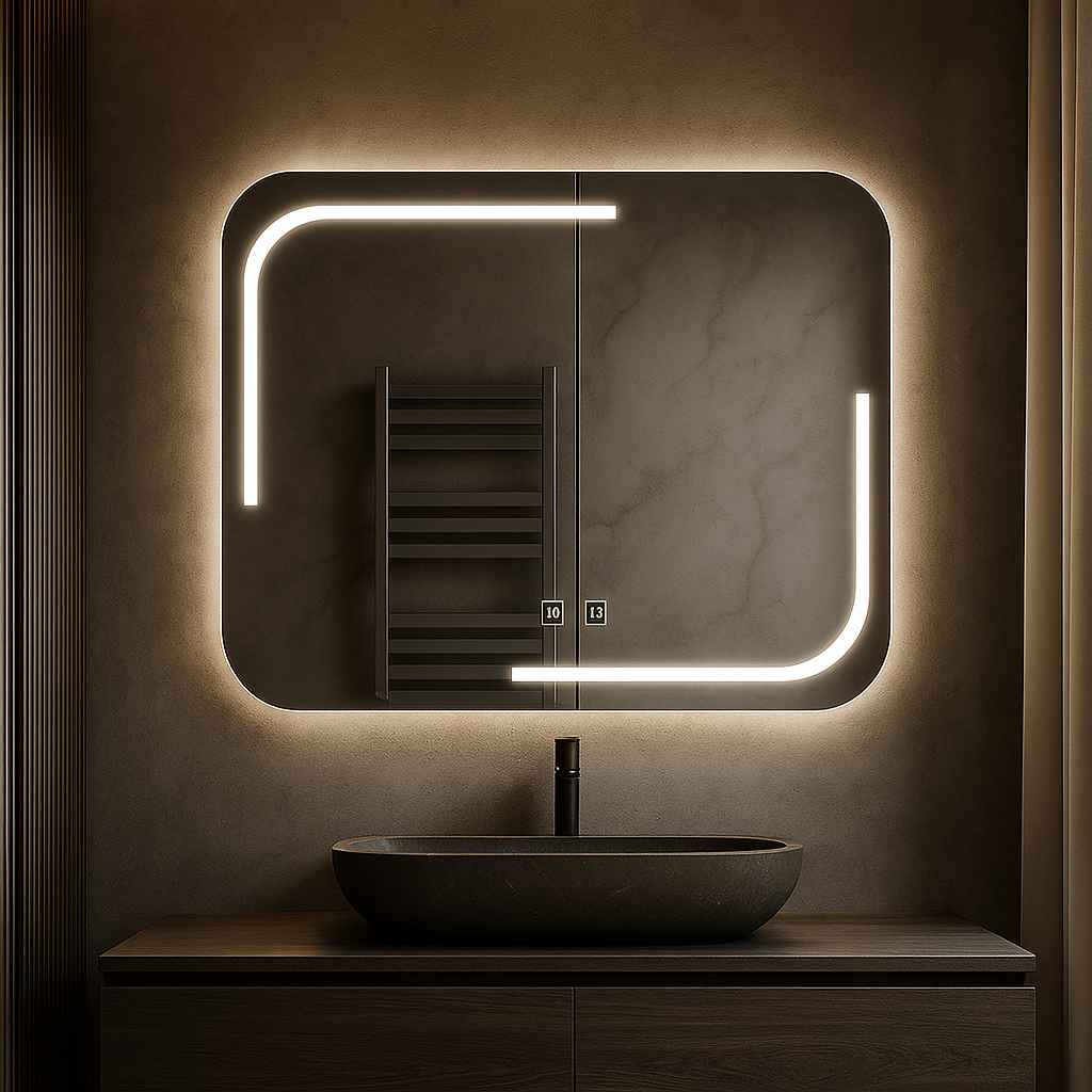 Oglinda LED Zaur 80x60cm, Lumina Rece si Dezaburire