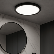 Plafoniera LED Baie Zetta 20W 23cm IP40 3 Lumini Black Echivalent 160W