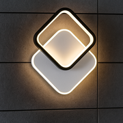 Aplica LED KARO 24W Black & White Echivalent 2400 lm 