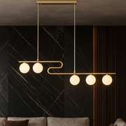 Lustra Abajur MAT GOLD 5xG9 EMLI Gold Chandeliers