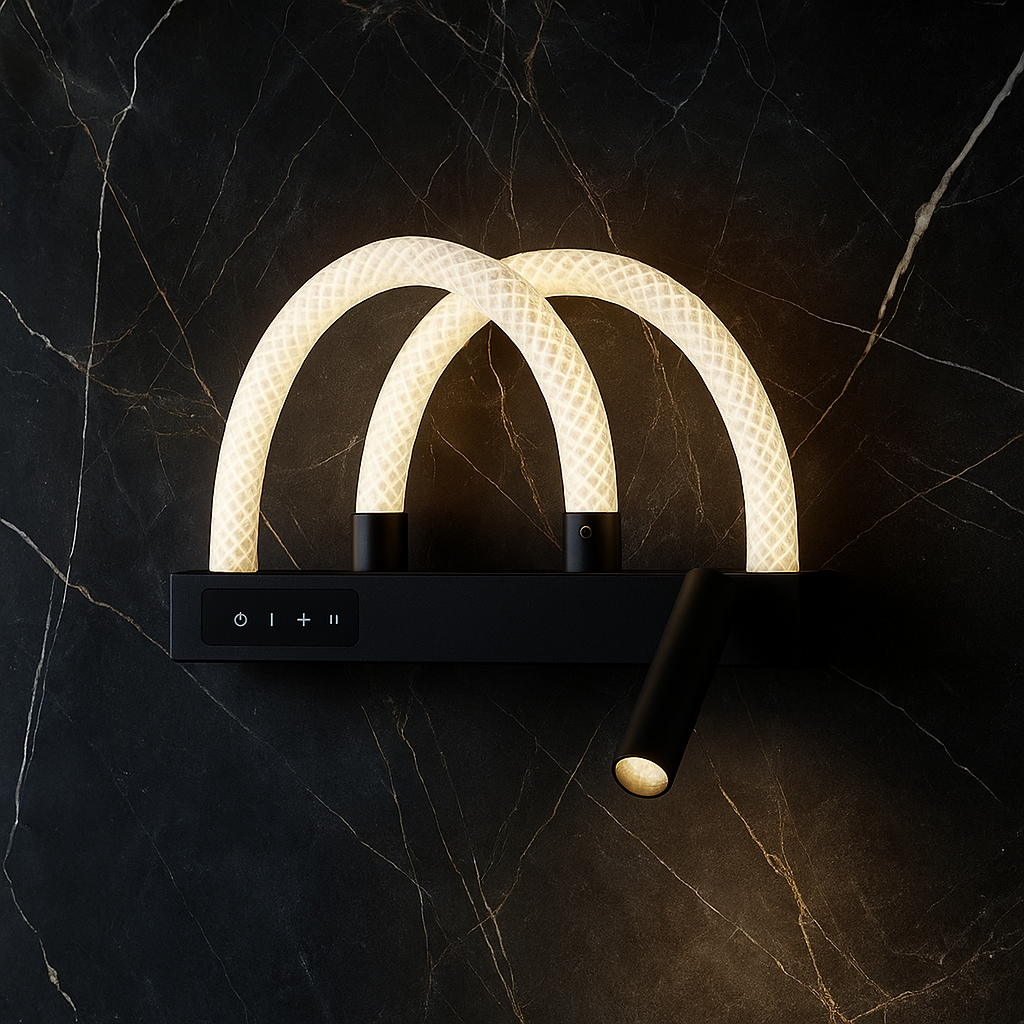 Aplica LED Tube Rope TORI Black