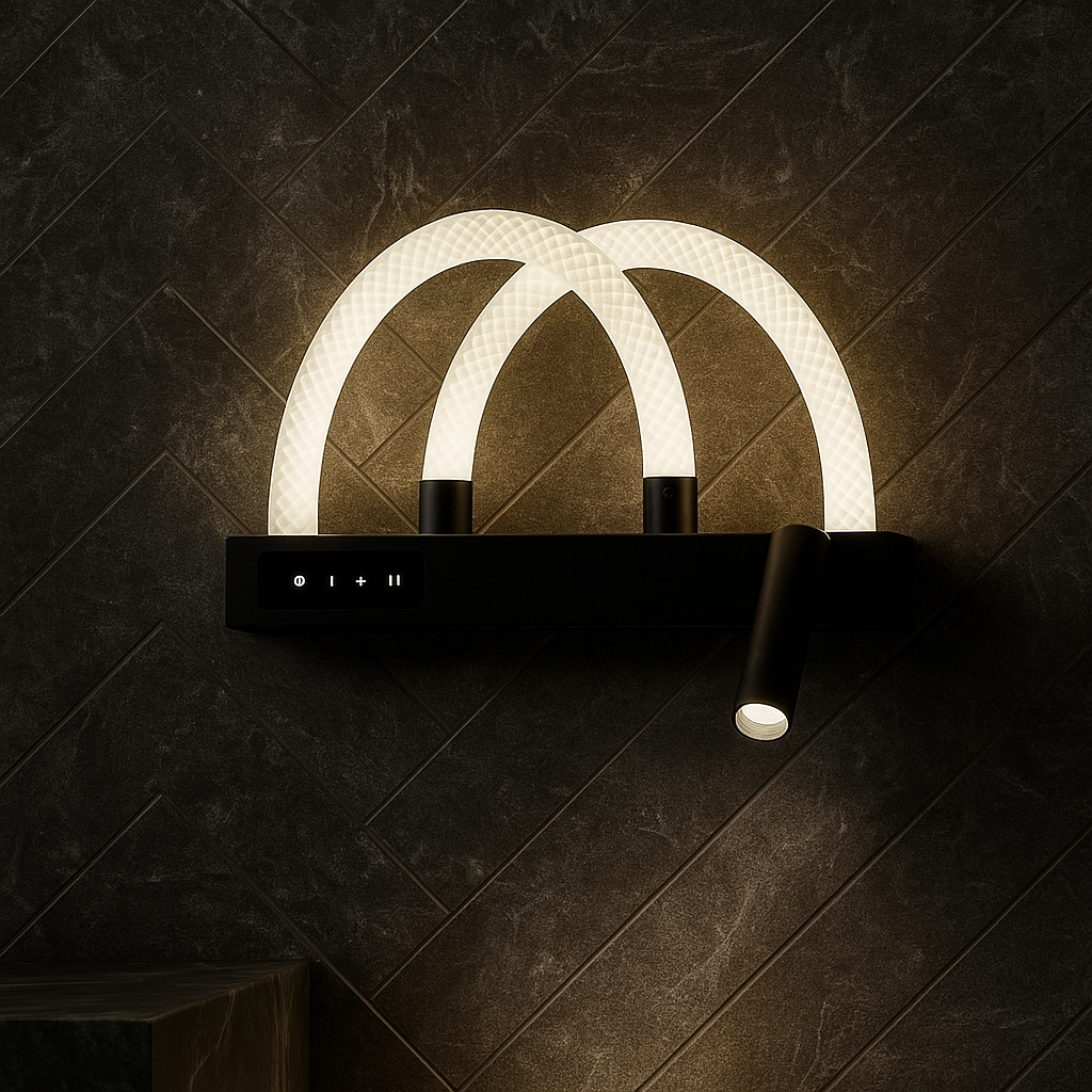 Aplica LED Tube Rope TORI Black