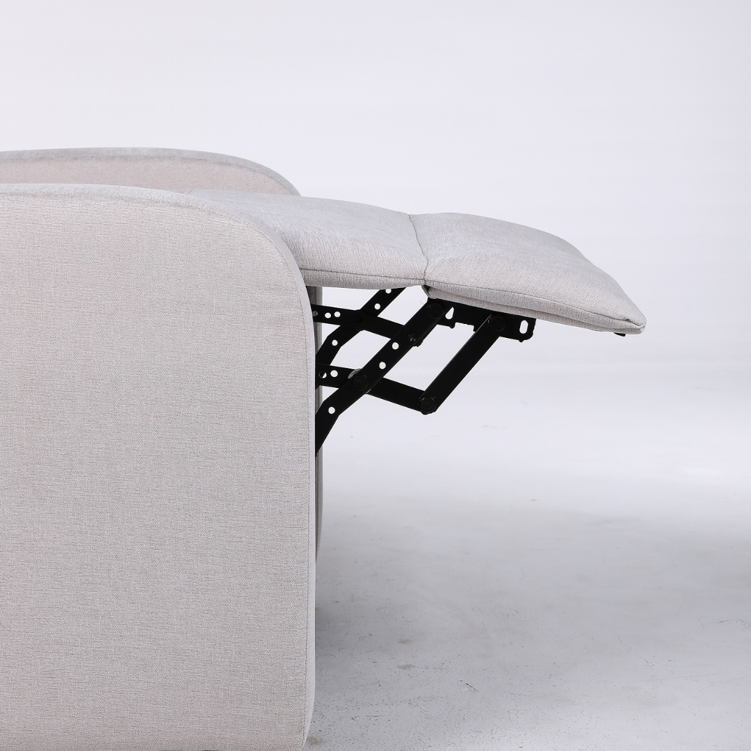 Fotoliu Recliner Stofa Gri