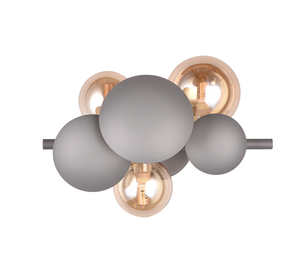 Aplica Premium Bubble Gold & Grey 3xG9