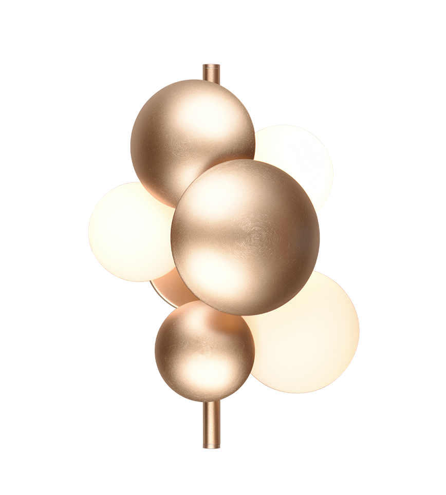 Aplica Premium Bubble Gold 3xG9
