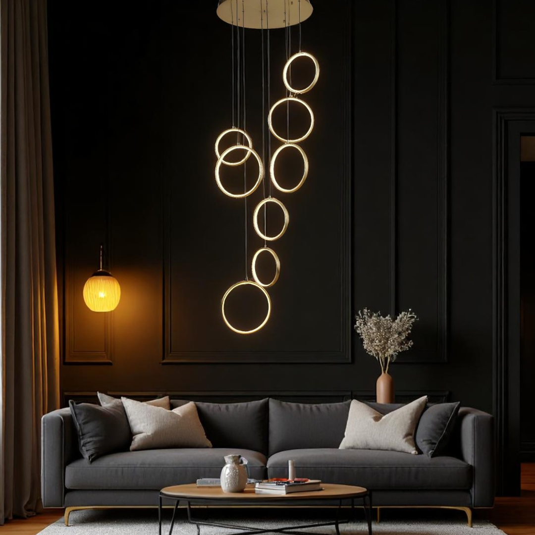 Lustra LED Suspendata GOLD Catania