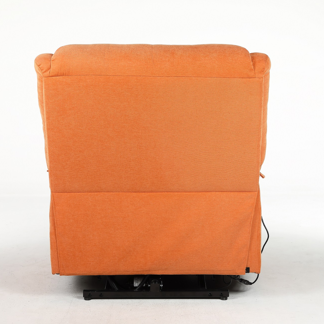 Fotoliu cu Masaj si Incalzire, Recliner Electric, Portocaliu