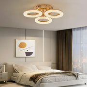 Lustra LED Golden 3 CIRCLE Echivalent 250W Telecomanda