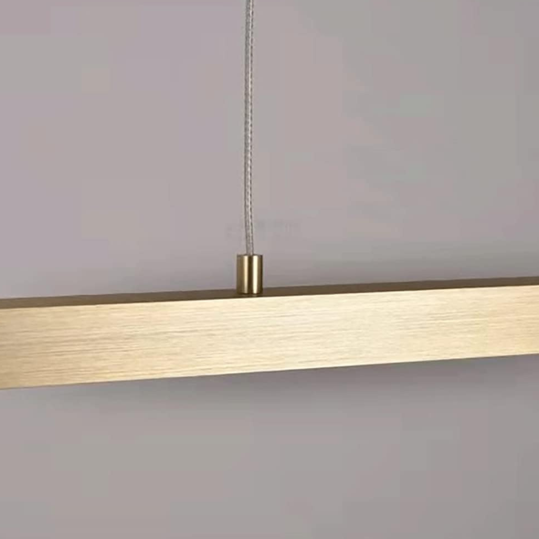 Lustra LED Suspendata 72W Elegant Office Gold Echivalent 500W